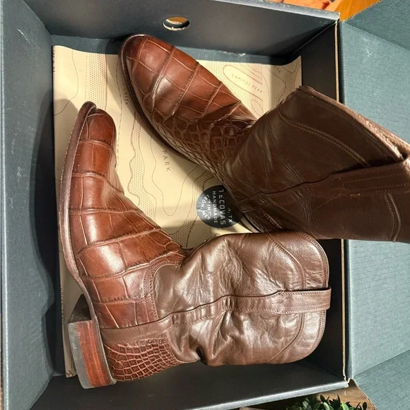 Tecovas Walnut Alligator Cowboy Boots Tecovas main image 3